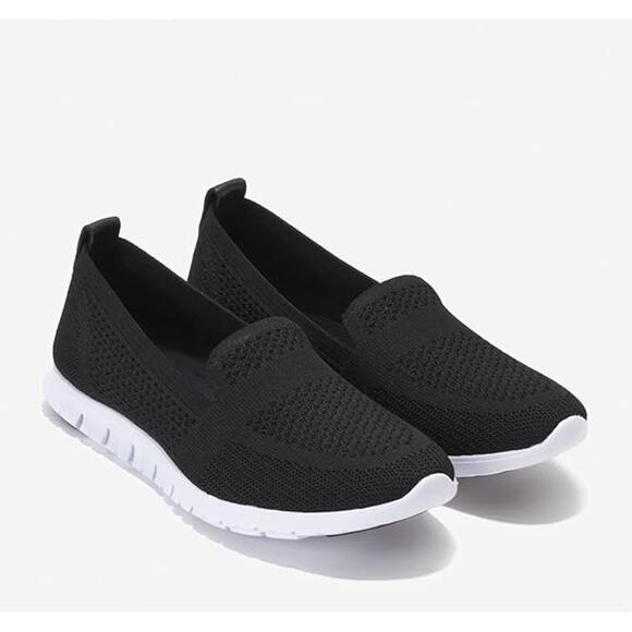 NWT Cole Haan Women's Zerogrand Stitchlite Loafer - Black Knit, 7.5 - Picture 3 of 7